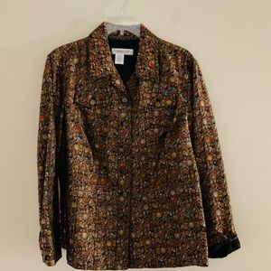 Cold Water Creek Women’s Multicolored Jacket